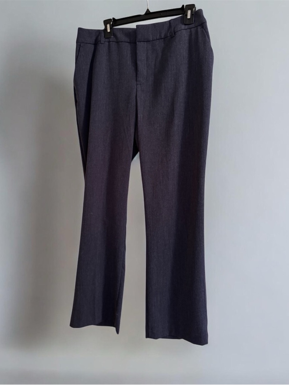 NWOT Nine West Curvy Barely Bootcut 14S in Heather Navy